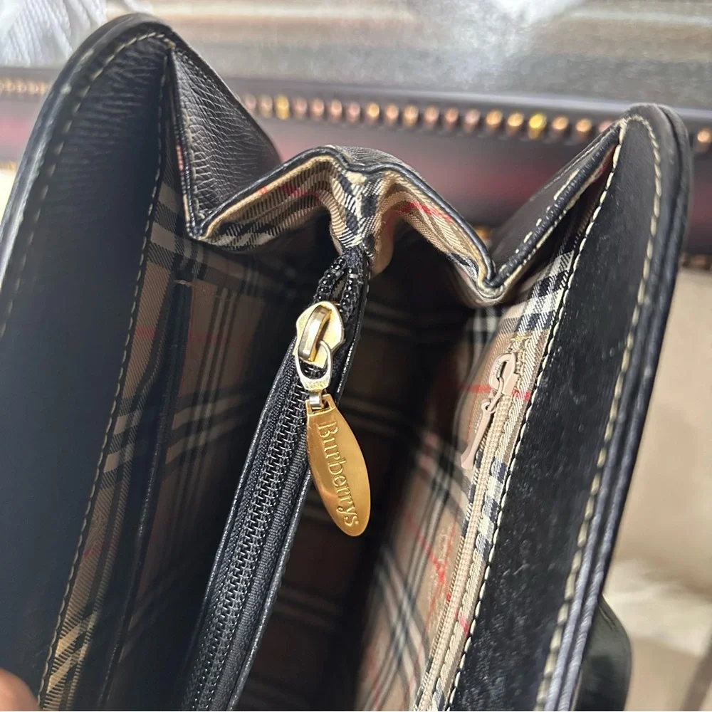 Burberry Black Leather Bag